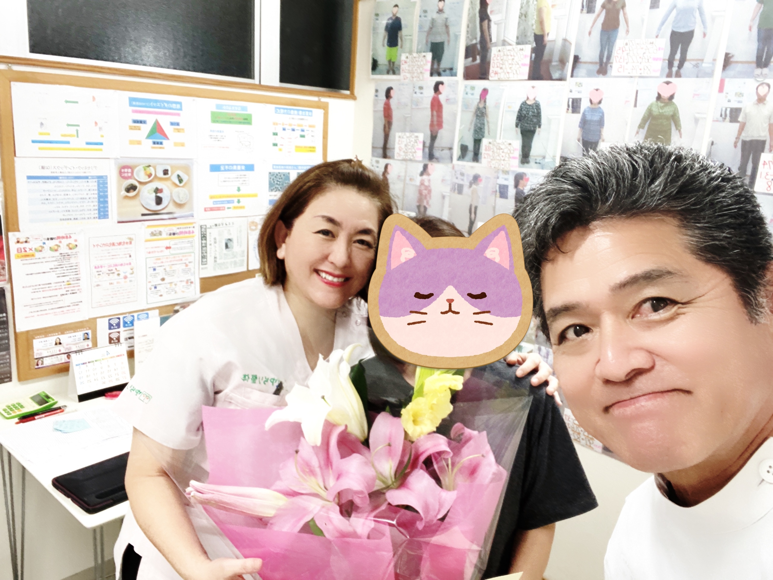 耳ツボダイエット　卒業時の写真